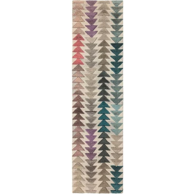 Abbildung von FLAIR RUGS Läufer &quot;Archer&quot;, rechteckig, Multi mit geometrischem Design
