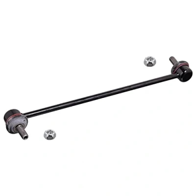 Abbildung von FEBI BILSTEIN 42390 Koppelstange Vorderachse links, rechts 310 M10 x 1,25 mit selbstsichernder Mutter Stahl schwarz MAZDA: 3 Hatchback