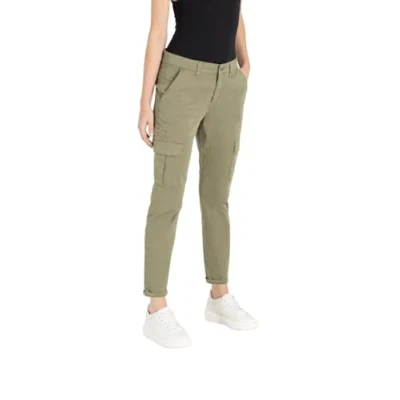 Abbildung von MAC Jeans RICH Cargohose, Damen, Größe: 44, Oliv