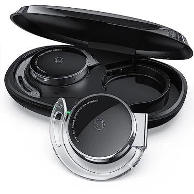 Abbildung von On Ear Kopfhörer Bluetooth V5.3, Open Kabellos Buetooth, Clip Sport Headset mit 4 Mikrofon, Comfort Fit Ohrhaken Ohrhörer