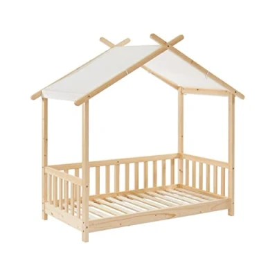 Abbildung von BAÏTA Bett Zelt Tiny Kiefer massiv 70 x 140 cm Lattenrost inkl