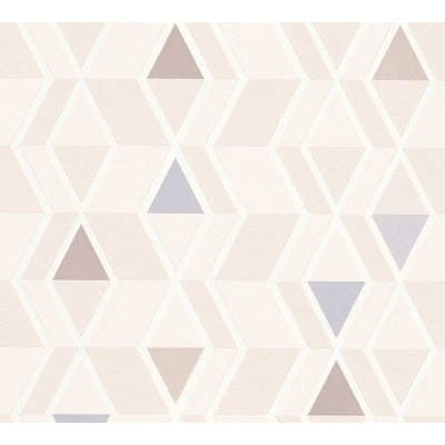 Abbildung von living walls Vliestapete &quot;Scandinavian&quot;, geometrisch grafisch Motiv, Tapete Grafik Rauten Dreiecke Tapeten Wohnzimmer Schlafzimmer Küche