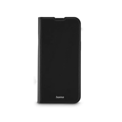 Abbildung von Hama Handyhülle für iPhone 14 Plus (Handytasche zum Aufstellen, Etui mit Kartenfach, extra Schutz von Display und Kamera, Magnet, Klapphülle, weich, Anti Fingerabdruck) schwarz