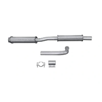 Abbildung von HELLA 8LC 366 025 611 Mittelschalldämpfer mitte mit Anbauteilen RENAULT: CLIO 1