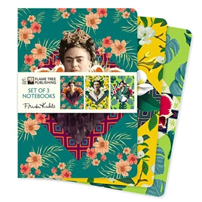 Abbildung von Dreier Set DIN A5 Format Notizbücher: Frida Kahlo: Unser beliebten Notizbücher im 3er Pack mit flexiblen, künstlerisch gestalteten ... (3er Sets Notizbücher)