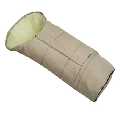 Abbildung von BambiniWelt by Rafael K. Fußsack Winterfußsack für Kinderwagen Buggy mumienform Wolle MELIERT, universal Kinderwagen, Buggy, Jogger, Schlitten