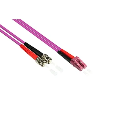 Abbildung von Patchkabel LWL Duplex OM4 (Multimode, 50/125) LC/ST, 10m, Good Connections®