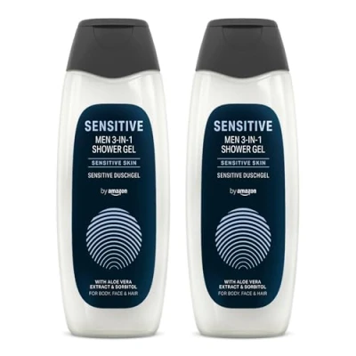 Abbildung von by Amazon Men 3 In 1 Sensitiv Duschgel, 2 x 500ml