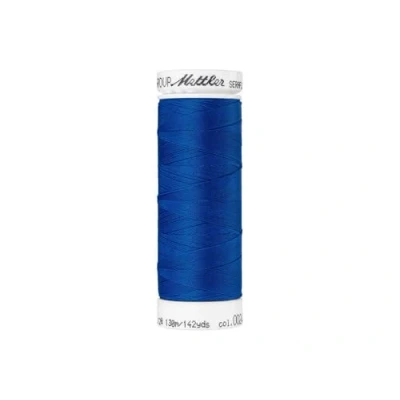 Abbildung von Mettler SERAFLEX elastischer Nähfaden 130 m Jeansblau Fb. 24
