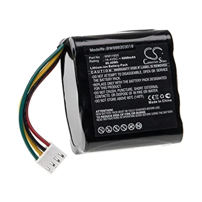 Abbildung von vhbw passend für Weinmann Accuvac Pro Medizin (6000 mAh, 14,4 V, Li Ion) Akku Ion 6000 mAh