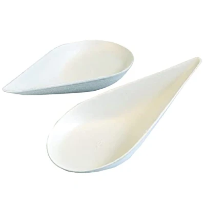 Abbildung von 30 x NatureStar Einweg Fingerfood Löffel 10,5x5,5cm VE=20 Stück weiß