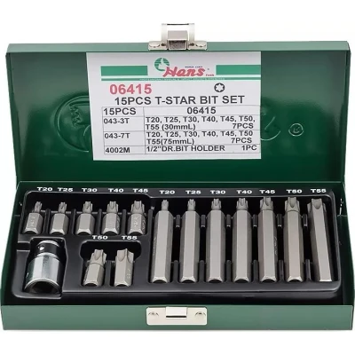 Abbildung von Inbusschlüsselset TORX HANS 6415