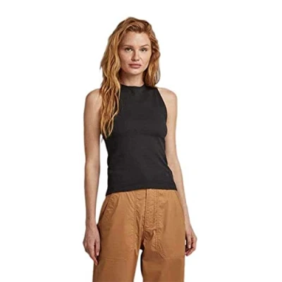 Abbildung von G STAR RAW Damen Racer Slim Tanktop, Schwarz (dk black D23132 D275 6484), XL