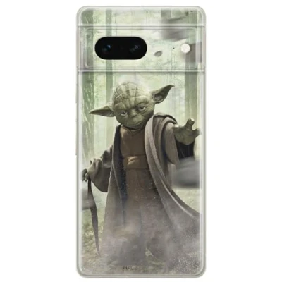 Abbildung von ERT GROUP Handyhülle für Google Pixel 7 Original und offiziell Lizenziertes Star Wars Muster Yoda 002 optimal an die Form des Handy angepasst, hülle aus TPU