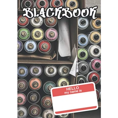 Abbildung von Graffiti Blackbook: Sketchbook for Writers and Street Artists to draw Tags 8,27 x 11,69 (A4), 120 white paper sites