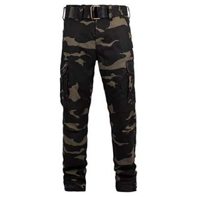 Abbildung von John Doe Regular Cargo XTM Motorradhose mit Protektoren Camouflage 38/36