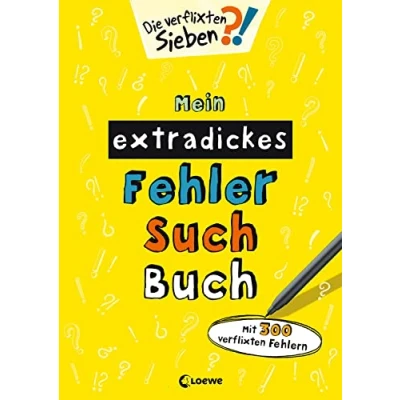 Abbildung von Mein extradickes Fehler Such Buch (gelb): Mit 300 verflixten Fehlern Rätsel und Beschäftigungsbuch für Kinder ab 5 Jahre (Die Sieben)