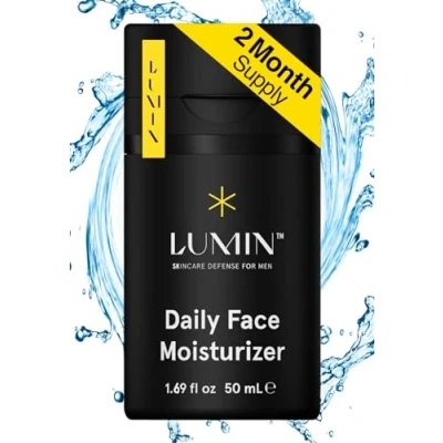Abbildung von Lumin Daily Face Moisturizer for Men Mens Lotion, Men&#039;s Skin Care, Ideal normal &amp; combination skin, 50ml, 1 Pack