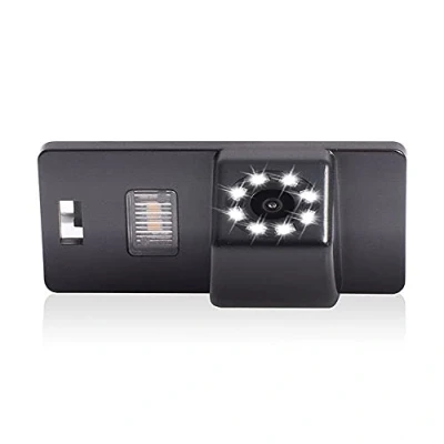 Abbildung von 【8 LED Nachtsicht】 Hochwertige Kennzeichenleuchte Rückfahrkamera, wasserdichter Weitwinkel, Ersatz für A3 A4(B6/B7/B8) Q5 Q7 A8 S8