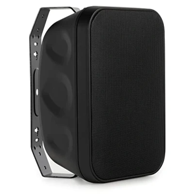 Abbildung von McGrey OLS 651BK Outdoor Lautsprecher Zwei Wege System IP56 Für Restaurant, Biergarten, Terrasse und Garten 6,5&quot; Woofer 1&quot; Hochtöner 60 Watt 70/100V Betrieb geeignet Schwarz