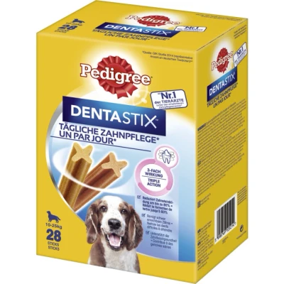 Abbildung von Hundefutter Dentastix Medium Multipack 4x7 Stück, 720 g Pedigree