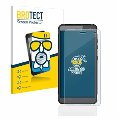 Abbildung von BROTECT Entspiegelungs Schutzglas für i.safe MOBILE IS655.2 Schutz Folie Panzerfolie Glas Matt [Extrem Kratzfest 9H, Anti Reflex, Fingerprint]