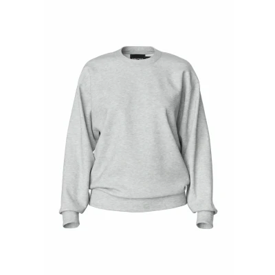 Abbildung von Pieces Pcchilli LS Sweatshirt, Damen, Größe: XS, Light grey melange