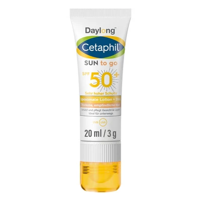 Abbildung von Cetaphil Sun Daylong TO GO SPF50+ Creme &amp; Stick Sonnenschutz, Damen, Größe: One Size, Zartgelb