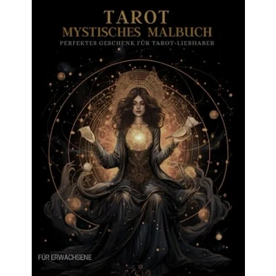 Abbildung von Tarot Malbuch für Erwachsene: Entdecke die Mystische Magie der Tarotkarten Symbole und Astrologie durch Kreatives Ausmalen!