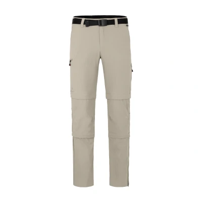 Abbildung von Bergson Outdoorhose QUEENSLAND Doppel ZIPP Off mit T Herren Wanderhose, vielseitig, pflegeleicht, Normalgrößen, hell beige