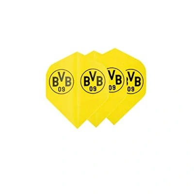 Abbildung von Borussia Dortmund Unisex Bvb Dart Flights, Schwarz/gelb,Einheitsgröße EU