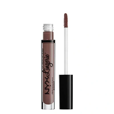 Abbildung von NYX Professional Makeup Lip Lingerie Liquid Lipstick, Cremig mattes Finish, Langanhaltend, Vegane Formel, Farbton: Confident