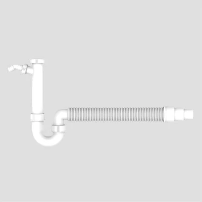 Abbildung von SANIT Siphon Rohrgeruchverschluss G1 1/2x40/50 flexibel Schlauch und Geräteanschl.