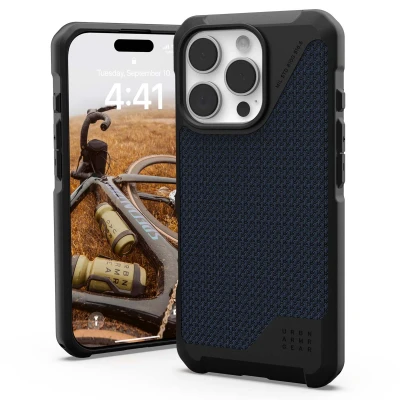 Abbildung von Apple iPhone 16 Pro Hülle MagSafe Silikon UAG Soft Case/Backcover Handyhülle Blau Shockproof/Stoßfest