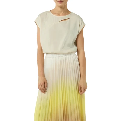 Abbildung von comma Bluse, Damen, Größe: 36, Helles beige