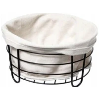 Abbildung von 5five Simply Smart Brotkorb Bistro, Stahl pulverbeschichtet, Baumwolle, Polyester