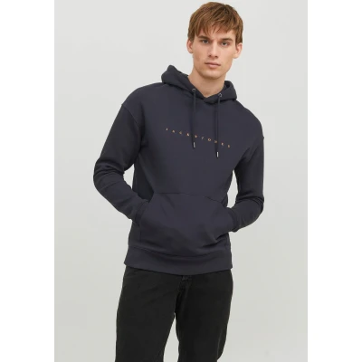 Abbildung von Jack &amp; Jones Estar NOOS Kapuzenpullover, Herren, Größe: Medium, Dark navy