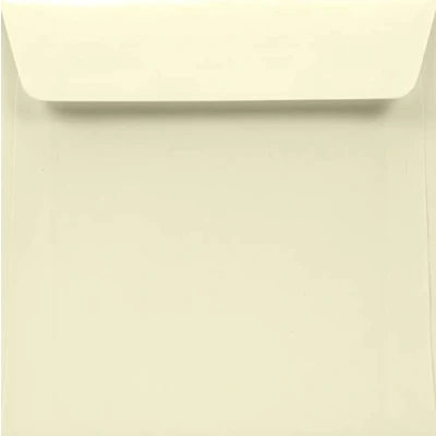 Abbildung von Netuno 100 quadratische Briefumschläge Elfenbein 17 x cm 120g Lessebo Smooth Ivory Umschläge quadratisch ohne Fenster für Einladungskarten Geburtstagskarten Glückwunschkarten Weihnachtskarten