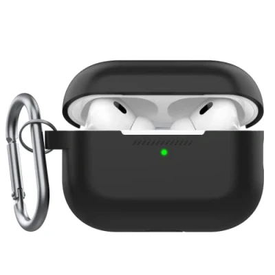 Abbildung von KeyBudz Elevate, Ladecase mit Schlüsselanhänger für Apple AirPods Pro 2, schwarz