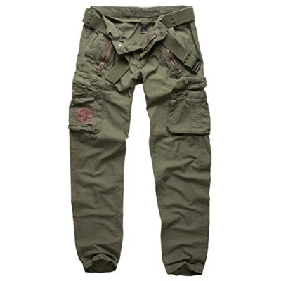 Abbildung von Surplus Raw Vintage Royal Traveler Slimmy Trousers, royalgreen, XL