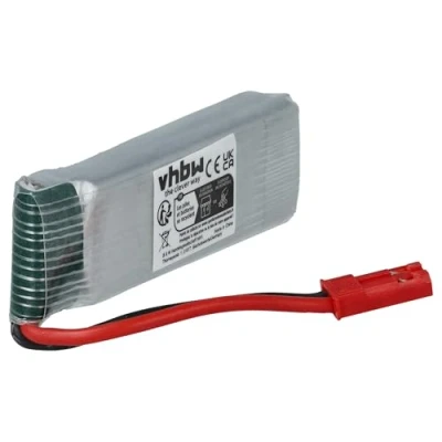 Abbildung von vhbw Li Ion Akku 500mAh (3.7V) kompatibel mit Drohne, Multicopter UDI U818A Quadrocopter