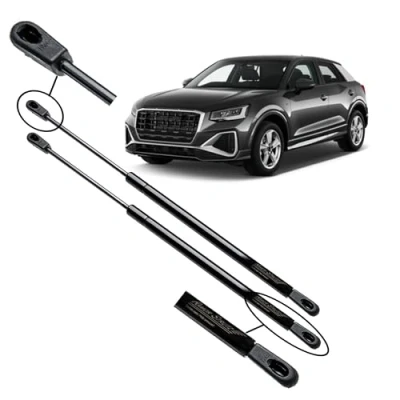 Abbildung von Ramor Strutz 2x Gasfeder Dämpfer Heckklappe Kompatibel mit Audi Q2 2016 2024. Gasdruckfeder Heckklappendämpfer Ersatz für 81A827552C und Andere.