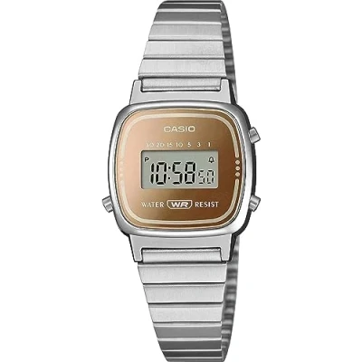 Abbildung von Casio Digital Watch Digitaluhr silvercoloured, Damen, Größe: One Size, Silver coloured