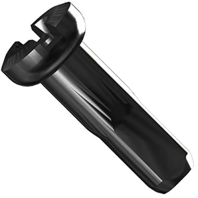 Abbildung von Sapim Polyax Legierung, 14 Gauge Speichennippel, Schwarz, mm