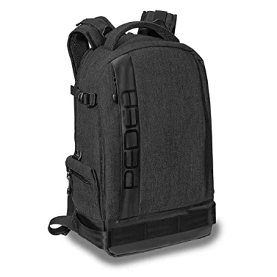Abbildung von PEDEA Fotorucksack FASHION (mit wasserdichtem Regenschutz), variabler Inneneinteilung, viel Stauraum, weich gepolstertes Innenfach