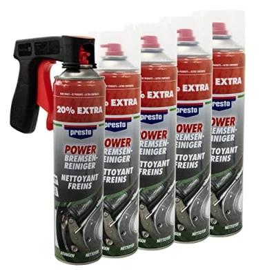 Abbildung von Bremsenreiniger Power Teilereiniger Spray Presto 307287 5 X 600 ml mit Pistolengriff