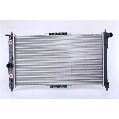 Abbildung von NISSENS 616671 Kühler, Motorkühlung Aluminium 656 382 17 Kühlrippen mechanisch gefügt