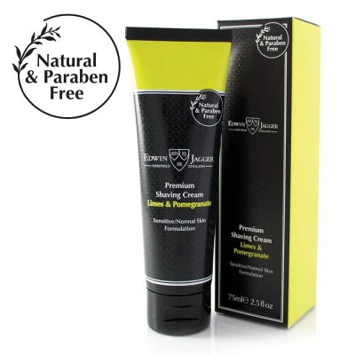 Abbildung von Edwin Jagger Rasiercreme Soaps &amp; Creams Limes Pomegranate Premium Shaving Cream Tube