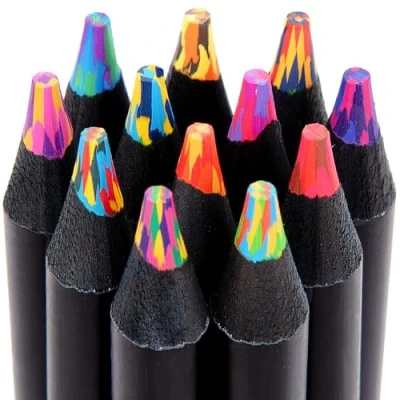 Abbildung von Maqhpu Ostergeschenke Kinder, 12 Farben Regenbogenstift, Geschenke für Mädchen 4 jahre, Buntstifte Stifte Kinder Zeichnen, Bastelset Ostern Mitgebsel Kindergeburtstag