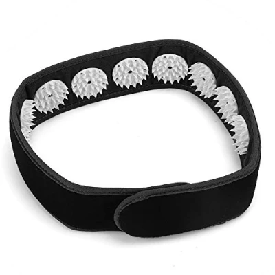 Abbildung von Akupressur Wickel Stirnband, Akupunktur Massagegürtel Stirnband Massage Und Klimmzug Gürtel Stirnband(Schwarz) For